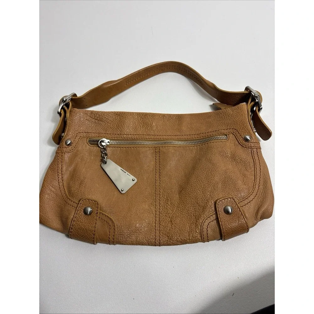 Via Sipiga 100% GOAT Leather Caramel Shoulder‎ Bag